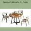 Table de bienvenue élégante, table de salle à manger, table de salle à manger
