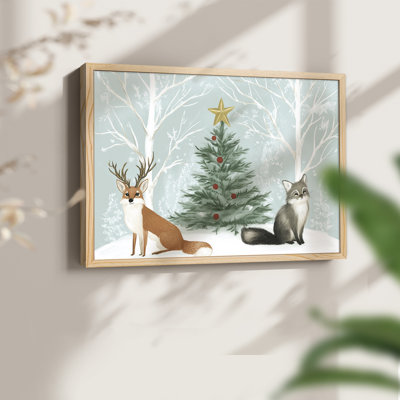 Art de Noël - Cxxxxi - Reproduction encadrée - Restickable