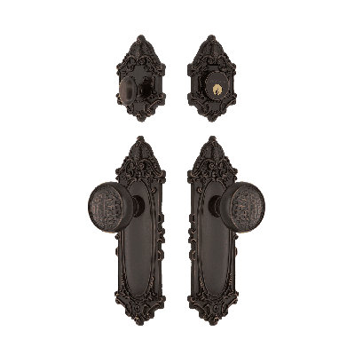 Nostalgic Warehouse Victorian Entry Set with Craftsman Knob