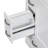 Mazlynn 36.11 " W Freestanding Standard Free Standing Single Double Single Vanity Bathroom Vanity With Ceramic Top