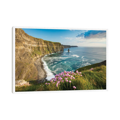 Thrift On The Cliffs Of Moher II by Gareth McCormack - Print on Canvas