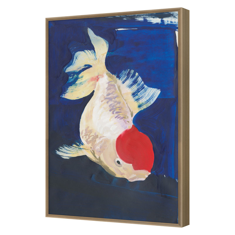 Life Aquatic 7 Print by PC Ngo, Gold Framed, 50" H x 33" W