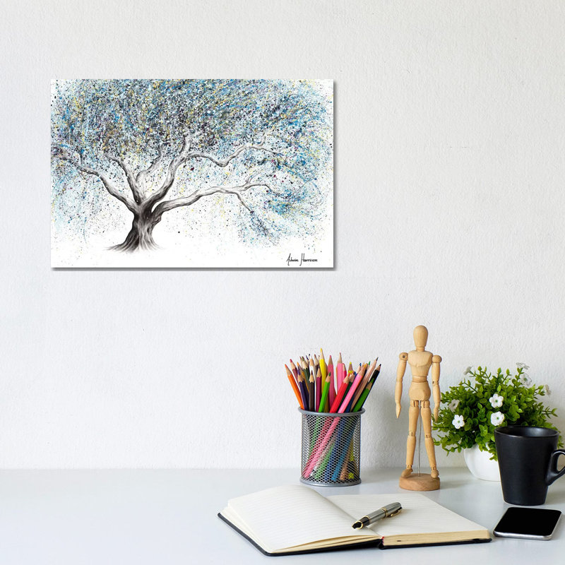Frosty Whisper Tree by Ashvin Harrison - Wrapped Canvas Gallery-Wrapped Canvas Giclée, 20.32 cm H x 30.48 cm W