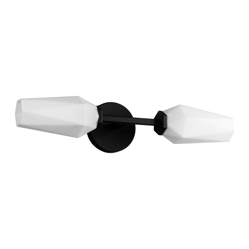 Krysta 2 - Light Vanity Light, Matte Black