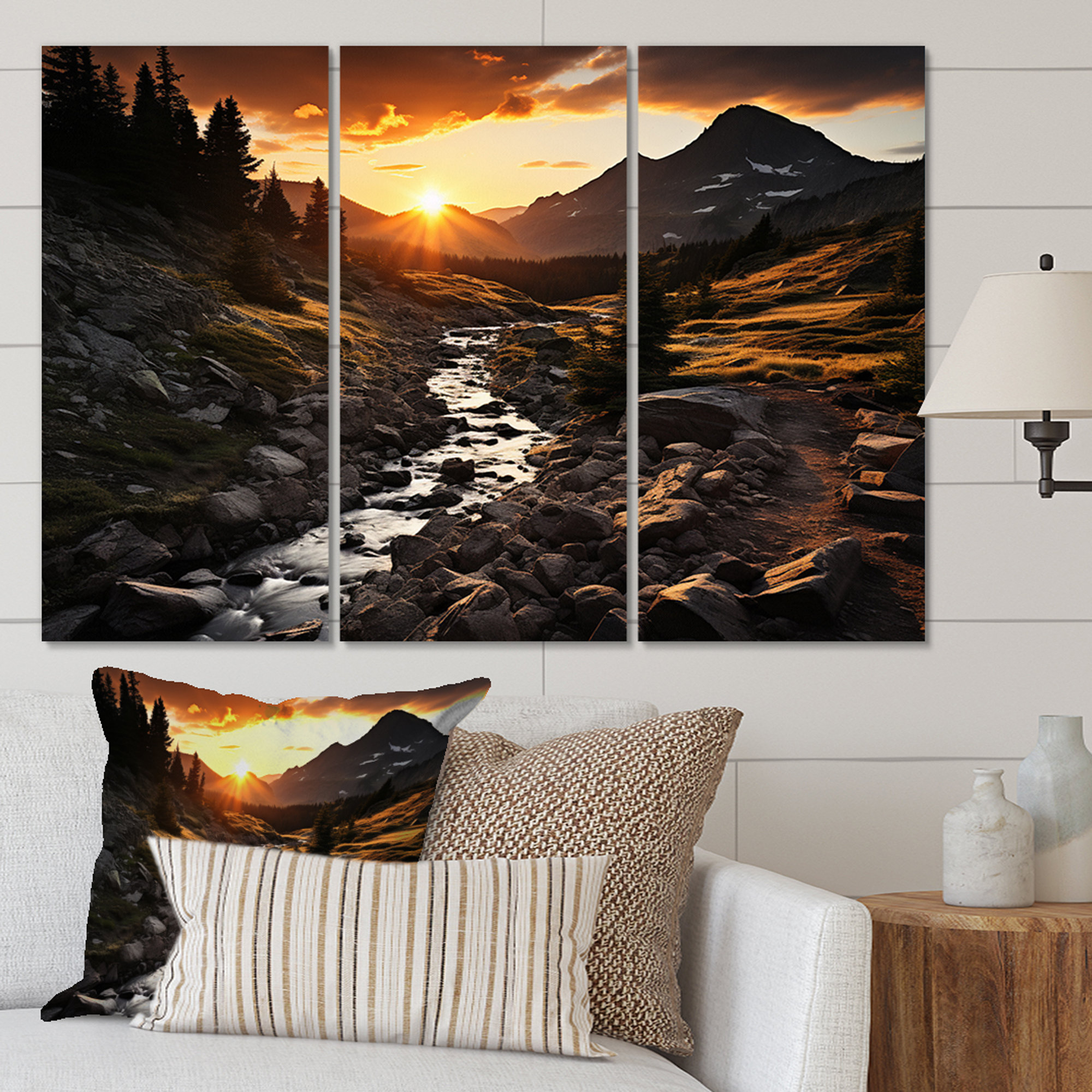 Millwood Pines Forest Majestic Reverie Photo 3 Pieces | Wayfair