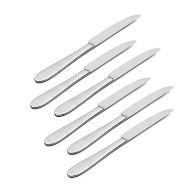 Oneida Flight Everyday Flatware Dinner Knives, 1.00 LB, Metallic
