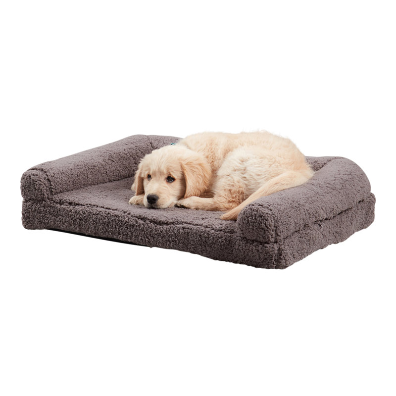 Canapé-lit Millie Sherpa, Moyen (l 29 po x P 20 po x H 7 po), Fossile