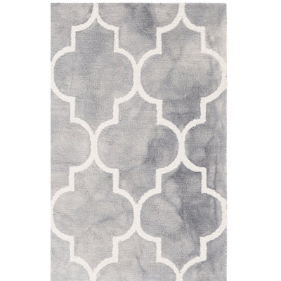 Daviston Hand Tufted Wool Geometric Rug