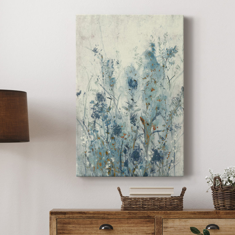 «AU CH Blue Spring II», reproduction d'art sur toile tendue, H 48 po x l 32 po x P 1 po
