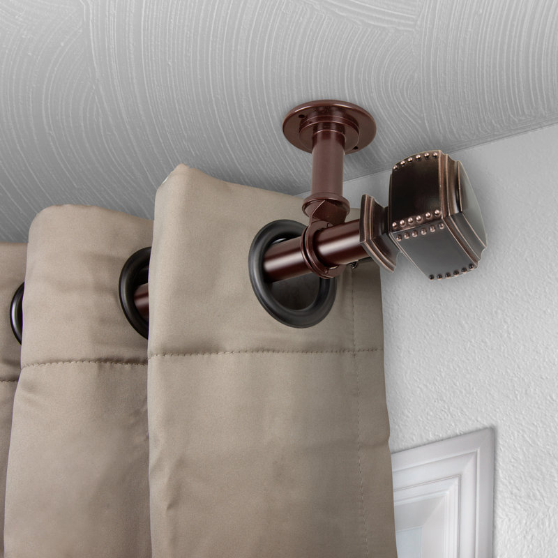 Tringle à rideaux simple Lebel, L 160 à 240 po, Bronze