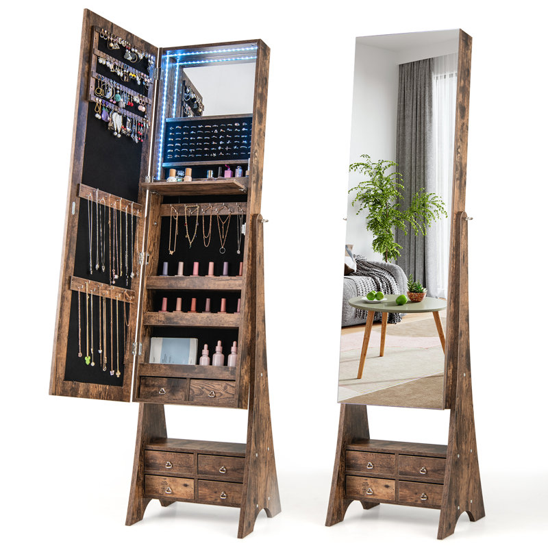 Freestanding Jewelry Armoire
