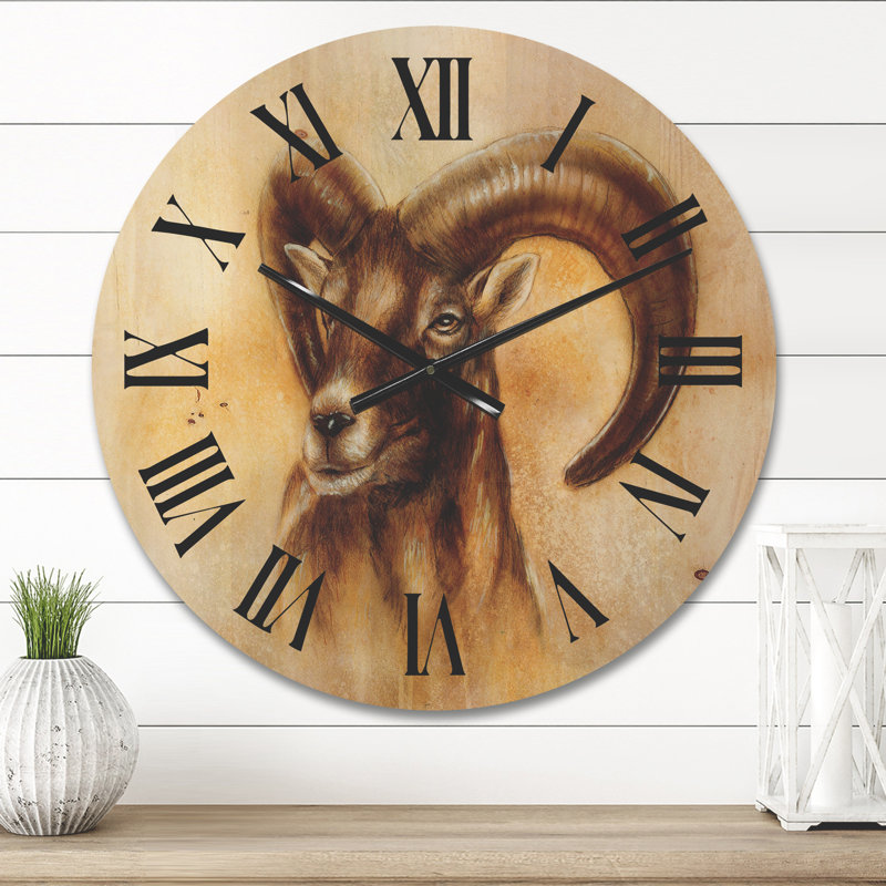 Horloge murale en bois, Moyen