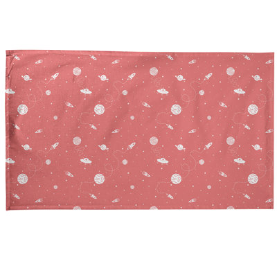 Serviette de thé à motif extérieur space