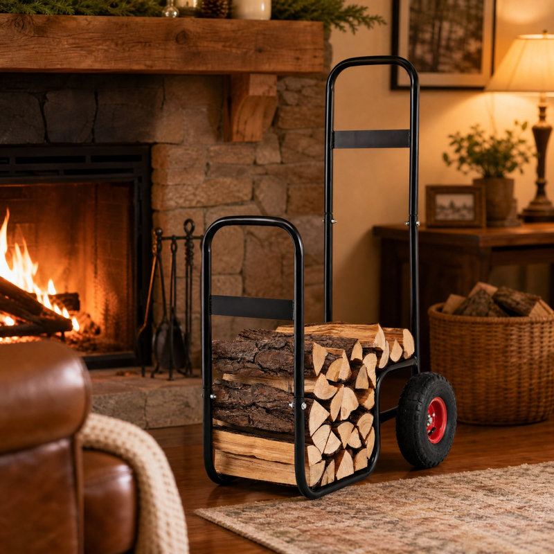 20'' W Steel Log Rack