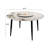 Four-Leg Round Sintered Stone Dining Table With Lazy Susan-1524948219-1493878118