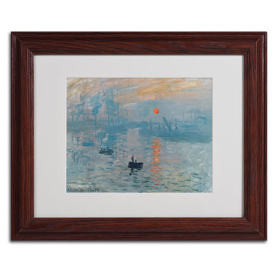 «Impression Sunrise» par Claude Monet - reproduction d'art sur toile