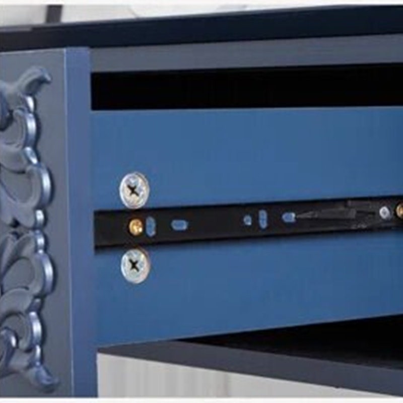 Armoire de rangement française, Bleu