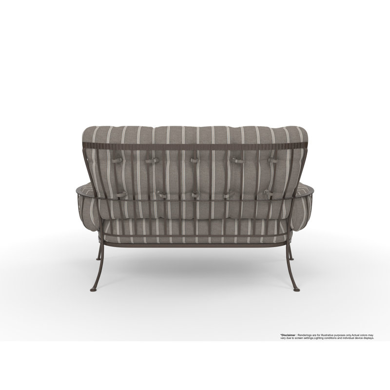 Monterra Outdoor 2 - Seat Loveseat, Namibia Grey, Copper Creek