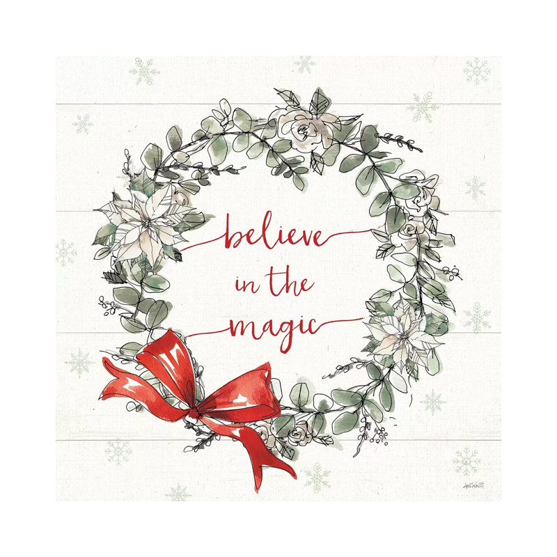 Modern Farmhouse VI Christmas by Anne Tavoletti - Wrapped Canvas Print, 93.98 cm H x 93.98 cm W