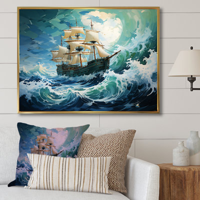 The Pirate Boat Odyssey's Voyage I - Art mural classique