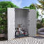 Outdoor White Storage Shed