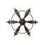 Greenbriar Oak 6 - Light Chandelier