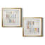 La Vie - ensemble de 2 reproductions d'art textuel sur papier encadré-467455055-467455048-467455042