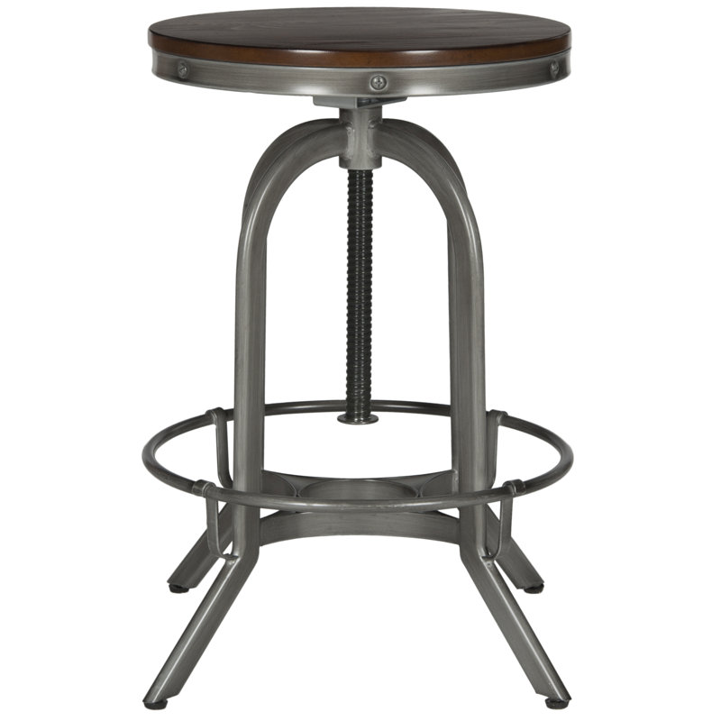 Tabouret de bar king city, Chêne brûlé