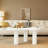 Cloud Coffee Table, Marble-Effect Finish