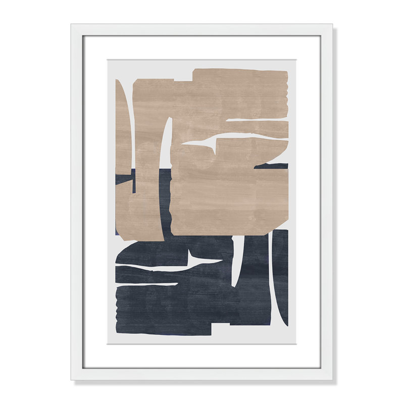 Impression profonde brun doré II par Cartissi, 17'' W x 23'' H, Matted Print, Blanc satiné
