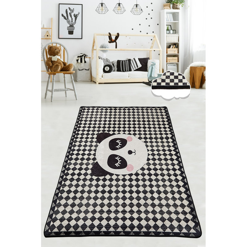Premium Area Rug, 100% Polyester, 31.5 x 47.2 inches | Antibacterial, Non-Slip Underside | 0.4 in Pile Height, Machine Washable at 86°F | Perfect for Living Room, Bedroom & Kids' Playroom, Soft & Durable Design