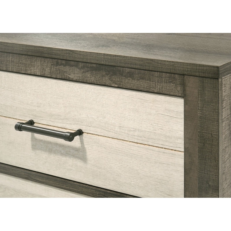 Nightstand With 2 Drawers Storage