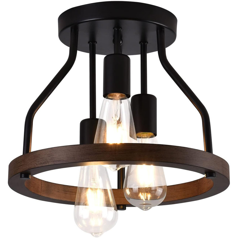 Plafonnier semi-encastré Farmhouse Chandeliers