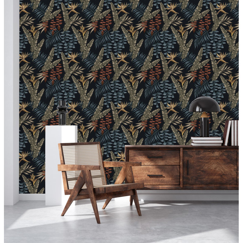 Carreau de papier peint l 25 po Kalona, L 2,08 pi x L 10,42 pi