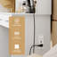 Greyden Vanity Set With LED Mirror & Built-in Outlets-1867195524