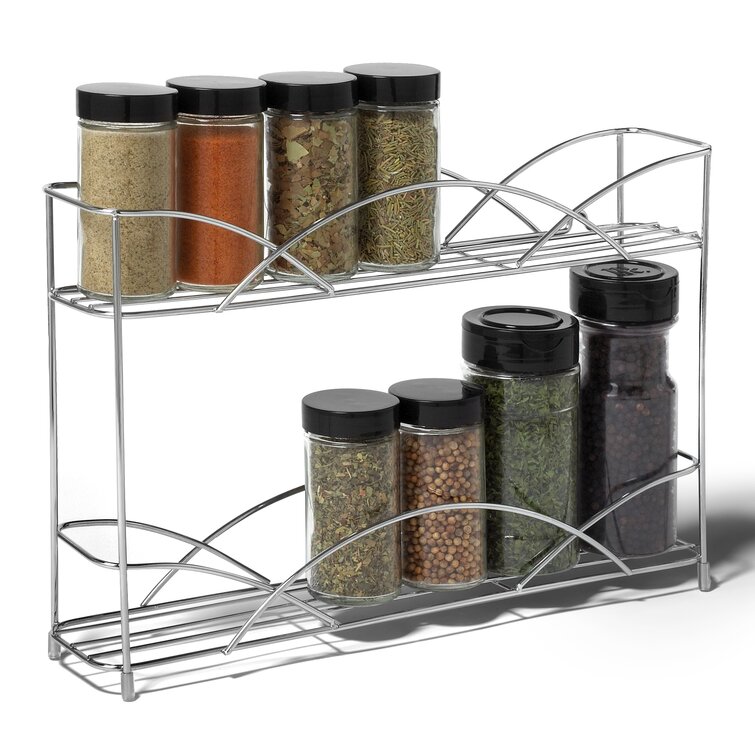 Winston Porter 6 Jar Spice Jar & Rack Set