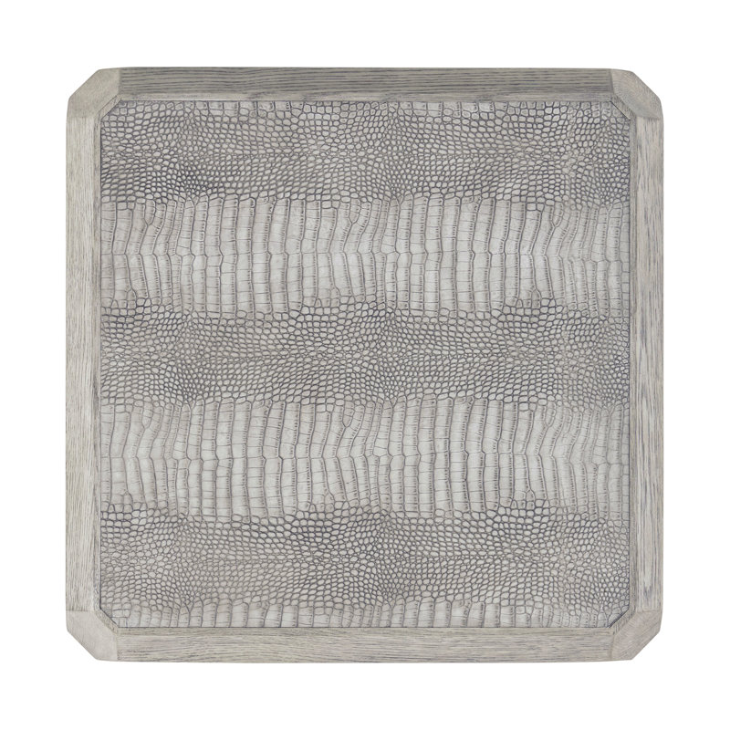 Spencer St. James Side Table, Argento