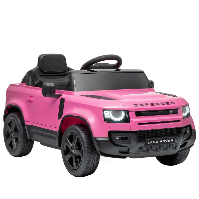 HOMCOM Battery Powered Ride On, Pink, Black