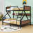 Metal Bunk Bed With Shelves And Lights-1774697534