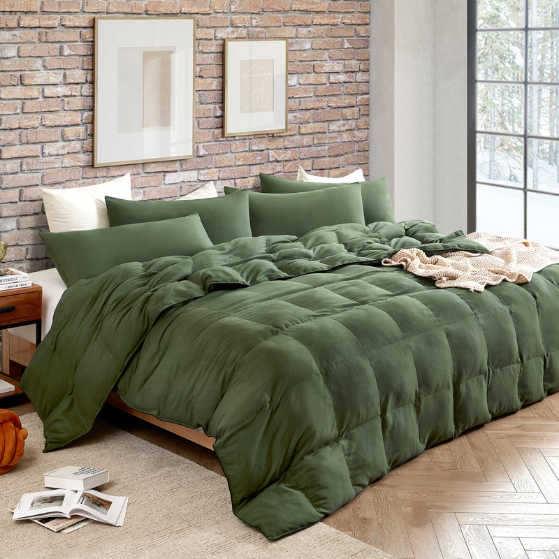 Cooling Lightweight Coma Inducer Oversized Comforter, Green, King Comforter + 2 King Shams