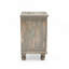 Table de chevet en bois gris antique