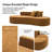 Nerio Boneless Modern 94" Compression High-Density Foam Sofa with 2 Pillows-1374181856