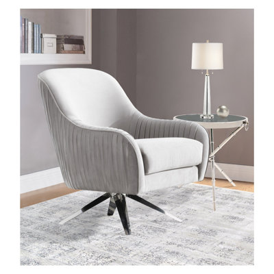 Noho Velvet Swivel Armchair