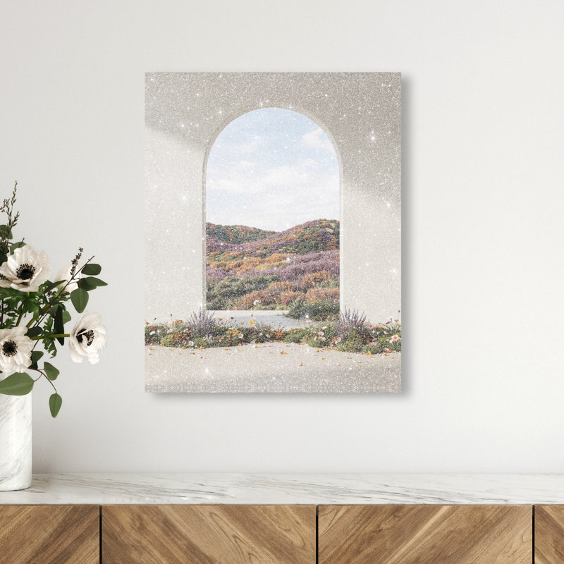 Window To Paradise II Print by Oliver Gal, 16"H x 20"W, Gallery Wrapped