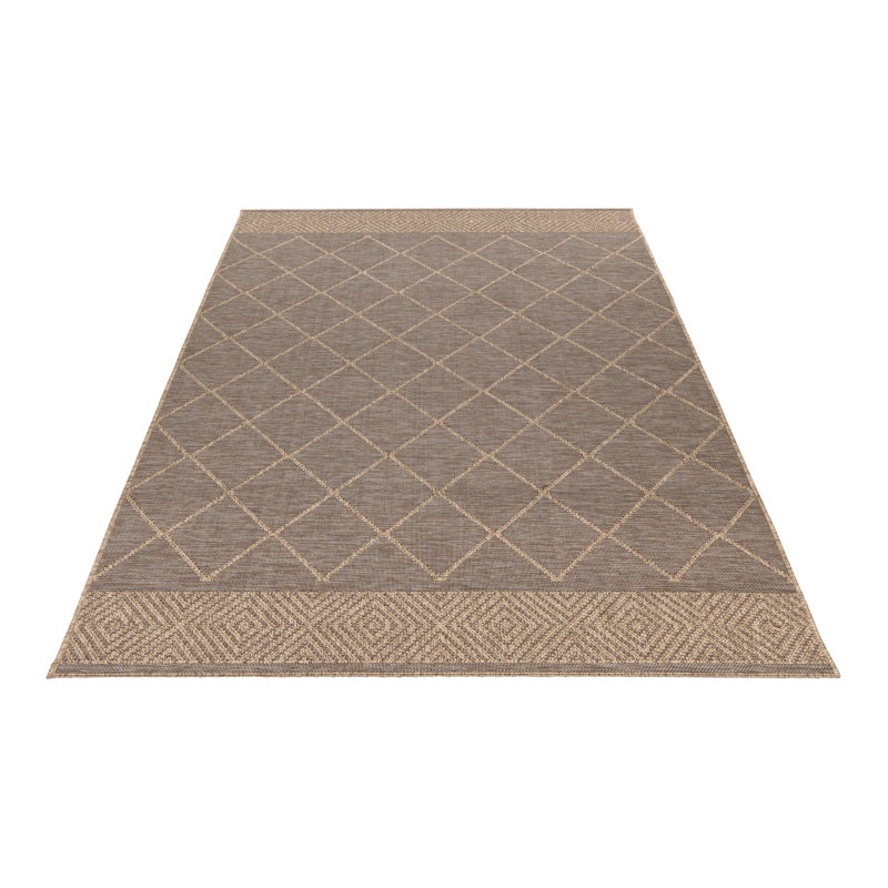Orthman Uni Machine Woven Taupe Area Rug, Rectangular 240 x 340cm