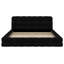 Lit plateforme en tissu d'ameublement-890827032
