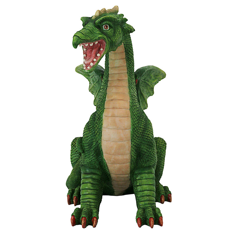 Ormarr Dragon Monster of the Drawbridge Moat Statue