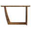 Console ovale en bois de manguier massif
