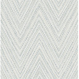 Lainey Green Stitched Chevron Wallpaper