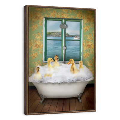 Ducks In Bath Tub